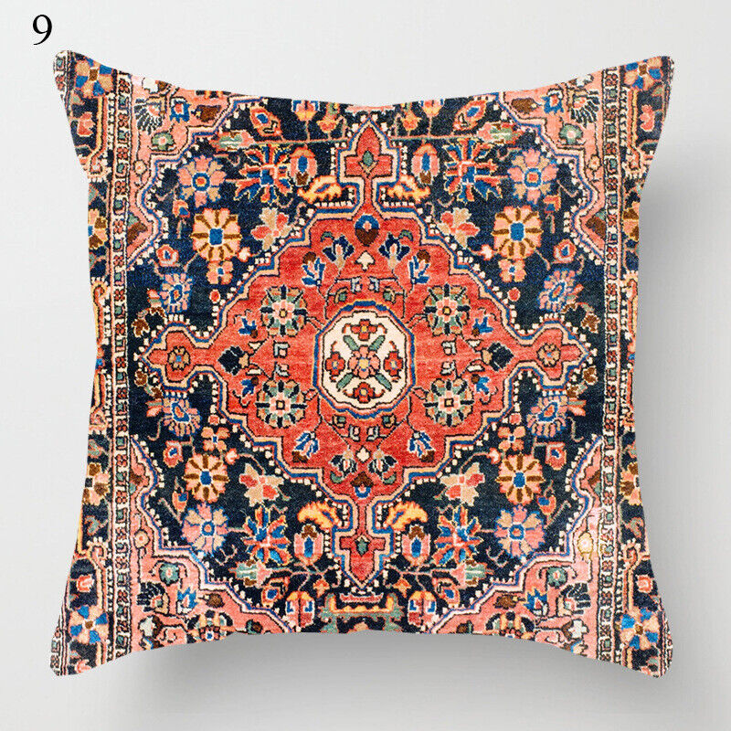 Etnische Boho Mandala Print Gooi Kussenhoes Sofa Kussen Cover Woondecoratie Avosian