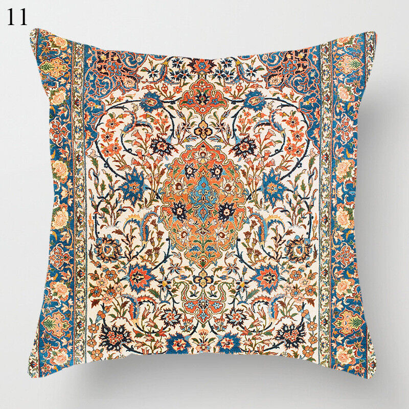 Etnische Boho Mandala Print Gooi Kussenhoes Sofa Kussen Cover Woondecoratie Avosian