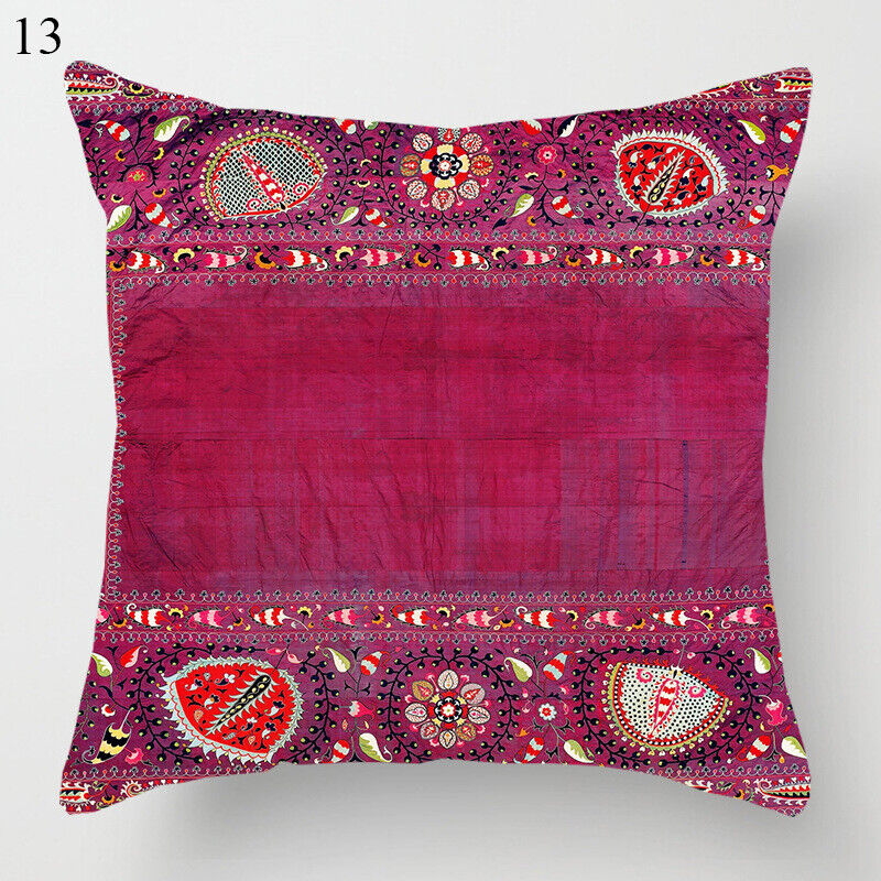 Etnische Boho Mandala Print Gooi Kussenhoes Sofa Kussen Cover Woondecoratie Avosian