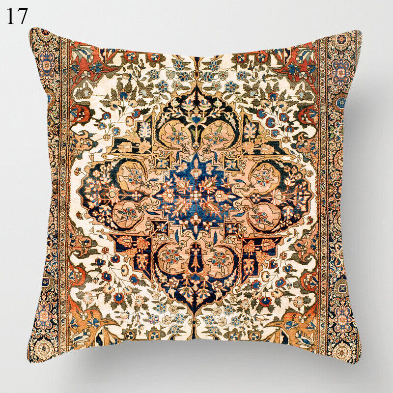 Etnische Boho Mandala Print Gooi Kussenhoes Sofa Kussen Cover Woondecoratie Avosian