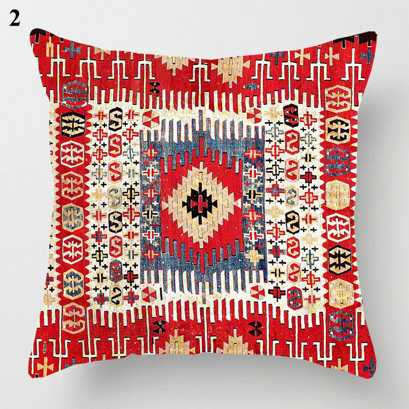 Etnische Boho Mandala Print Gooi Kussenhoes Sofa Kussen Cover Woondecoratie Avosian