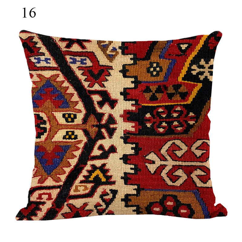 Etnische Boho Mandala Print Gooi Kussenhoes Sofa Kussen Cover Woondecoratie Avosian