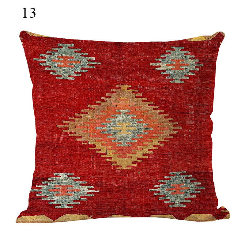 Etnische Boho Mandala Print Gooi Kussenhoes Sofa Kussen Cover Woondecoratie Avosian