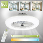 Plafondventilator met verlichting 80W met afstandsbediening