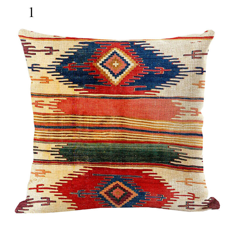 Etnische Boho Mandala Print Gooi Kussenhoes Sofa Kussen Cover Woondecoratie Avosian