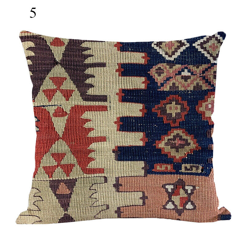 Etnische Boho Mandala Print Gooi Kussenhoes Sofa Kussen Cover Woondecoratie Avosian