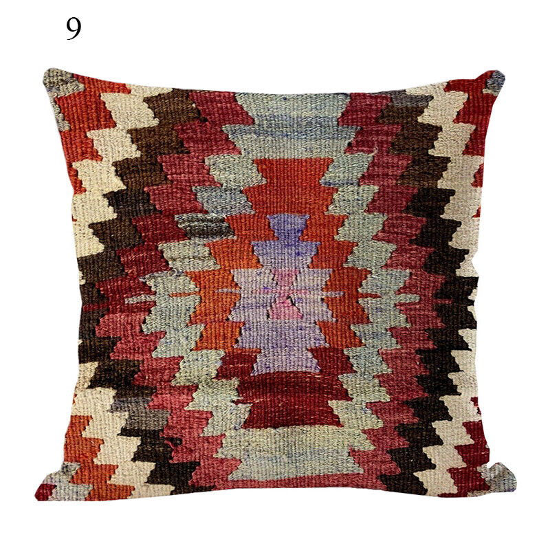 Etnische Boho Mandala Print Gooi Kussenhoes Sofa Kussen Cover Woondecoratie Avosian