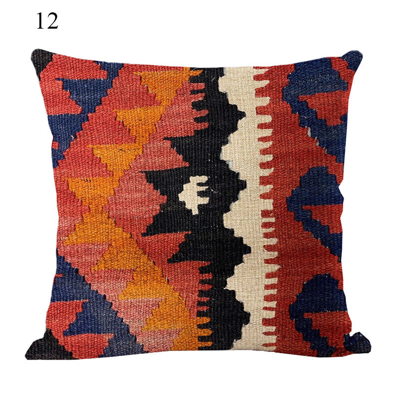 Etnische Boho Mandala Print Gooi Kussenhoes Sofa Kussen Cover Woondecoratie Avosian