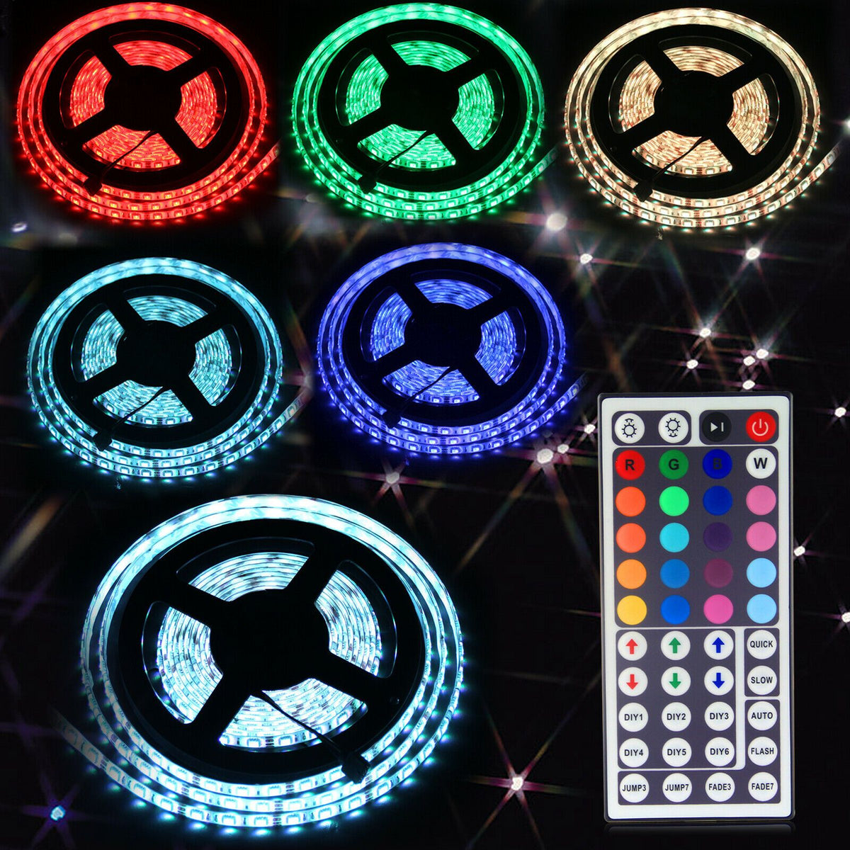 LED stripverlichting | 20 kleuren RGB LED-strips
