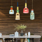 Stijlvolle gekleurde plafondlamp - Sofia