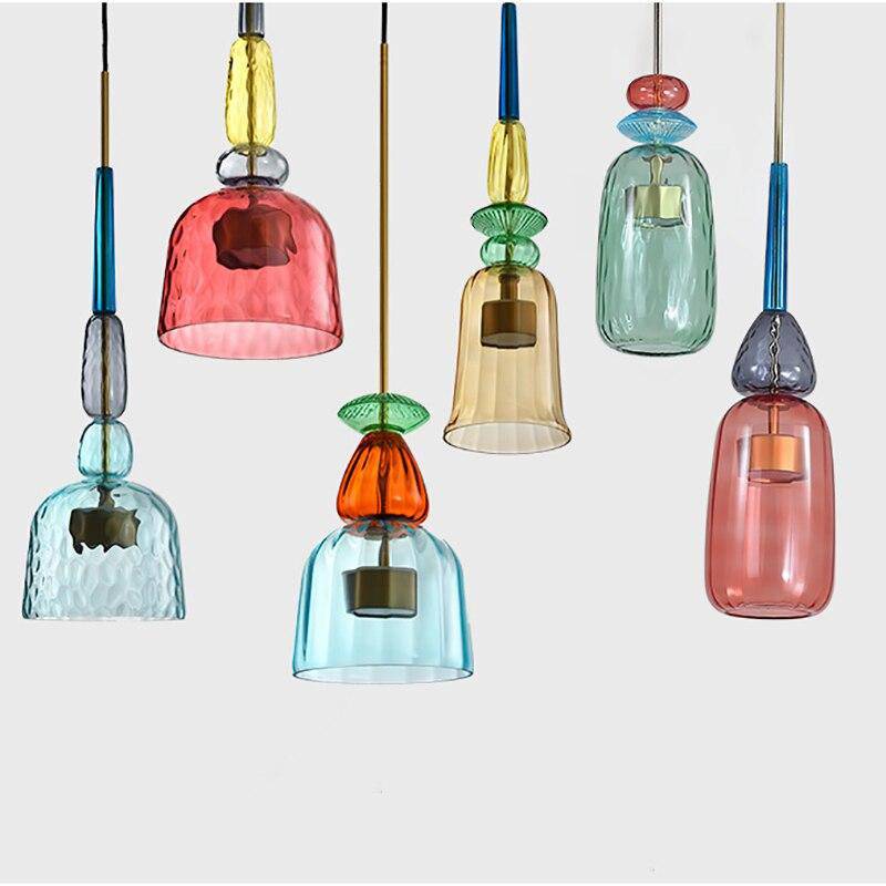 Stijlvolle gekleurde plafondlamp - Sofia