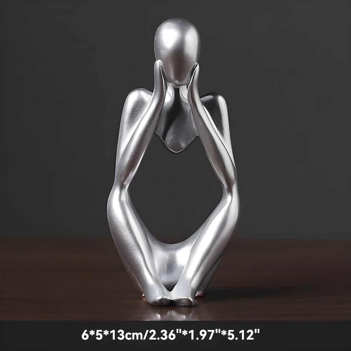 Abstract Thinker Beeldhouwwerk Woondecoratie