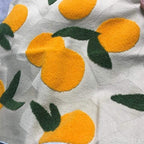 Oranje Geborduurd Decoratief Kussen