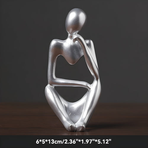 Abstract Thinker Beeldhouwwerk Woondecoratie