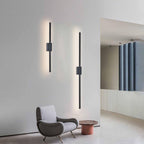 Industriële Minimalistische Lange LED IJzeren Wandlampen voor hedendaagse woonkamerdecoratie en stijlvolle verlichting